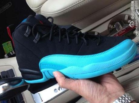 Air Jordan 12 Black Gamma Blue air-jordan-12-black-gamma-blue-red-2