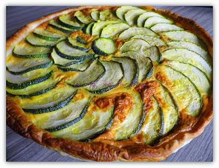 Tarte à la courgette au curcuma Tarte à la courgette au curcuma
