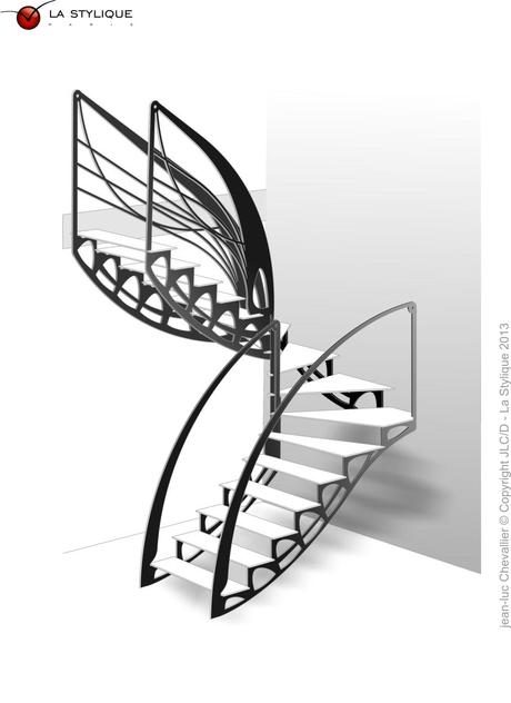 Quand le Mobilier et l’Escalier Design s’invitent dans le Loft Escalier Design Contemporain