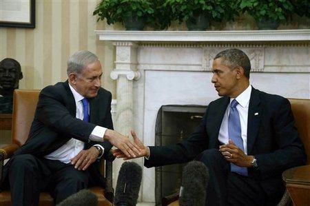 Barack Obama & Benjamin Netanyahu