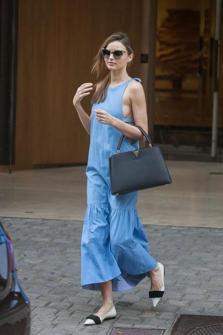 Les look de Miranda Kerr durant la fashion week Parisienne...