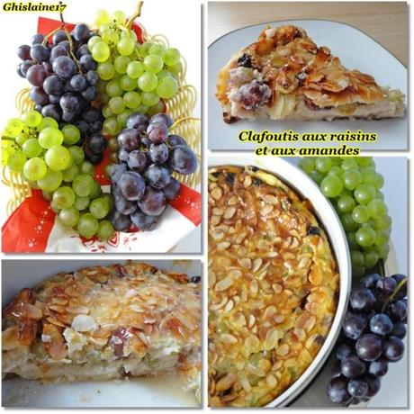 Clafoutis aux raisins et aux amandes Clafoutis aux raisins et aux amandes