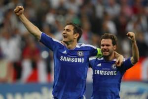 Frank Lampard satisfait de Juan Mata. 