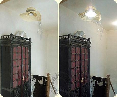 Sous le soleil suspension chapeau - in situ in off