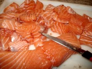 On mange quoi demain ? Crumble au saumon Crumble de saumon 1