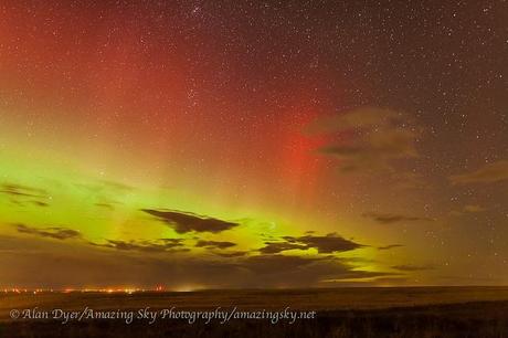 Red Aurora in the East (Oct 1, 2013)