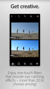 Adobe Photoshop Express sur iPhone ajoute des nouvelles options...