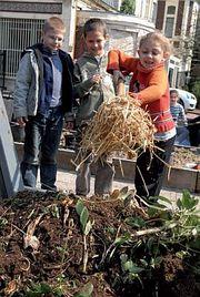 les enfants participent au jardin botanique Tourcoing