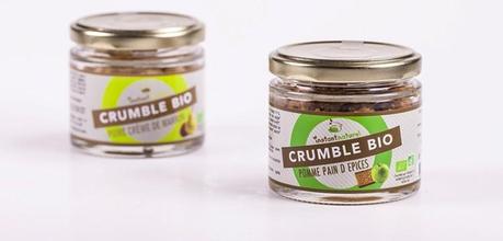 Crumble poire et crème de marron crumble-bio-pomme pain d'epices