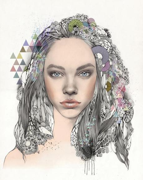 Fashion-inspired illustrations by So Hyeon Kim