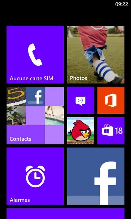 Grille de mise en page perceptible dans les interface Metro de Windows 8