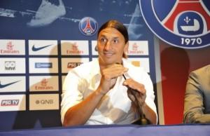 PSG-Ibrahimovic : « Que je marque ou qu’“Edi” marque, c’est le moins important » Zlatan-Ibrahimovic-conference-de-presse-du-PSG
