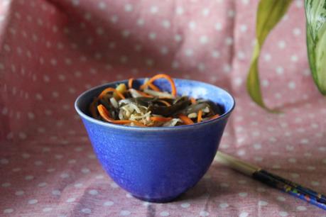 salade chinoise Salade chinoise aux algues lacto-fermentées