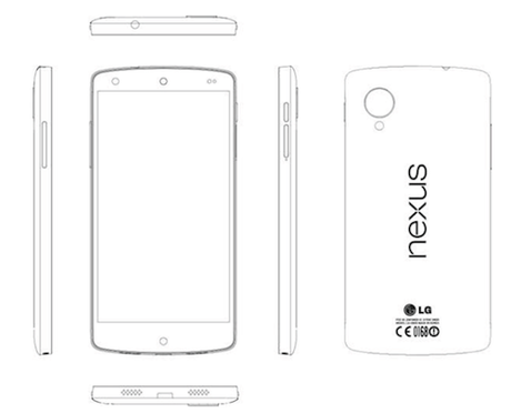 nexusae0imagethumb5 Nexus 5 : Ce sera un frère jumeau du LG G2...