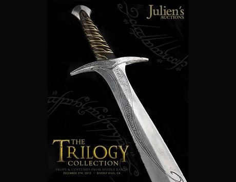 Une vente aux enchères des objets du « Seigneur des Anneaux » trilogy-collection-catalog