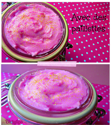 DIY: Beurre de douche girly transparant 2