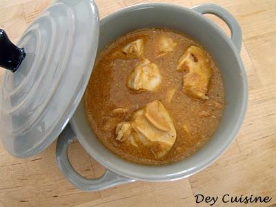 Poulet curry au lait de coco & noix de cajou