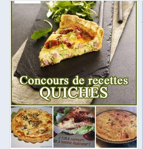 UN CONCOURS QUICHE AVEC CROQUONS LA VIE!J'Y PARTICIPE.