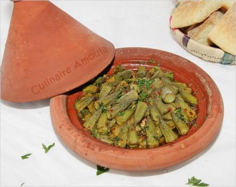 Recettes marocaines à base d'agneau - Aîd El Kébir tajine gombos 1