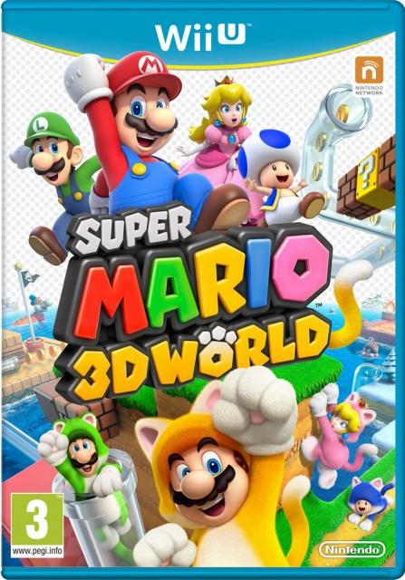 Nintendo dévoile la jaquette de Super Mario 3D World !‏