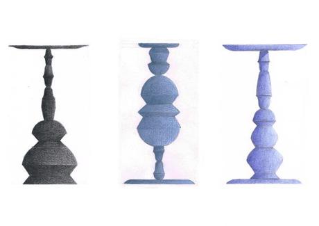 Rémi Bouhaniche se dévoile Guéridon Ammamma pour la Granville Gallery 2013