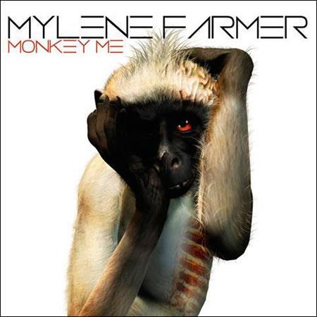 Mylène Farmer pochette du single Monkey Me Photo © DR