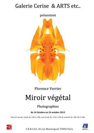 Florence Verrier Affiche Miroir  Végétal  Photographies