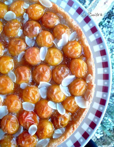 Tarte aux mirabelles et amandes Tarte prunes amande