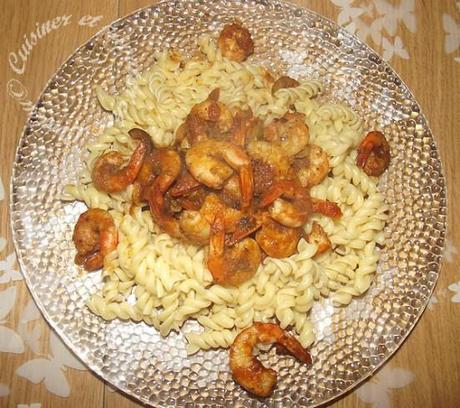 Crevettes en sauce rapide DSCF6874