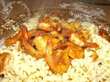 Crevettes en sauce rapide DSCF6873