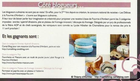 Retour sur le concours ''Les délices à la Fourme d'Ambert'' SCAN0257-001