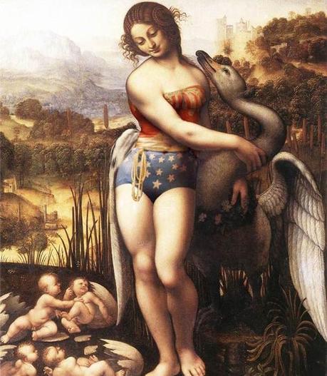 HEROES IN CLASSIC PAINTINGS superheroes-classical-painting4
