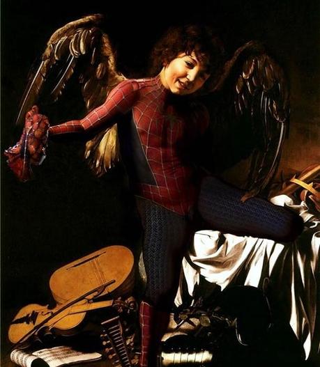 HEROES IN CLASSIC PAINTINGS superheroes-classical-painting9