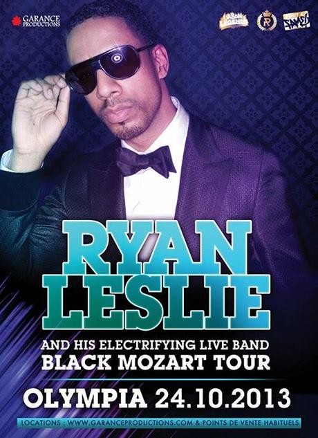 Ryan Leslie en concert le 24 octobre à L'Olympia