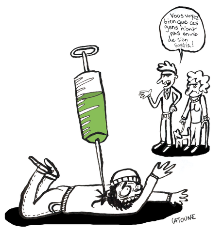 Le Conseil d’Etat dit non aux salles de shoot catoune