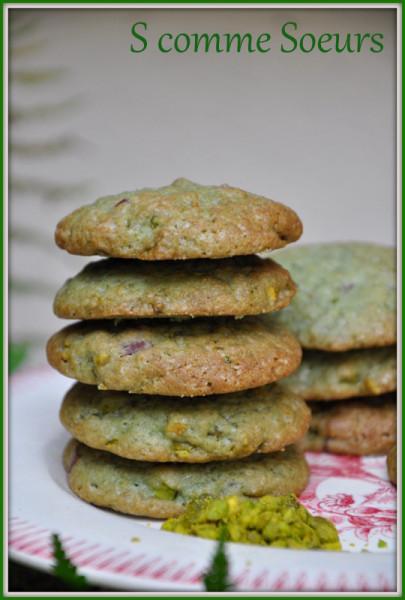Cookies à la pistache et au chocolat noir A l'heure du café 0700-001