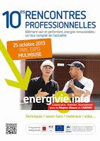 Sur votre agenda d'octobre : Les 10èmes Rencontres Professionnelles energivie.info !