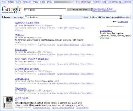 Cherchez dans les livres avec Google Cherchez dans les livres avec Google