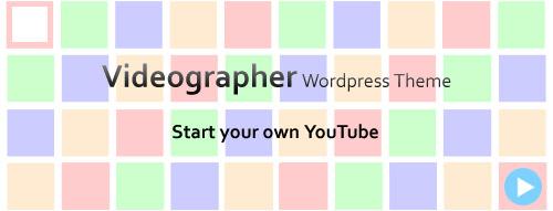 thème WordPress vidéo blog