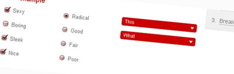 10 scripts Mootools pour l’interface utilisateur Checkboxes and Lists