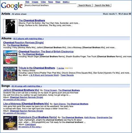 Google, en avant la musique Google, en avant la musique