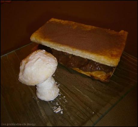 Millefeuille choco noisettes