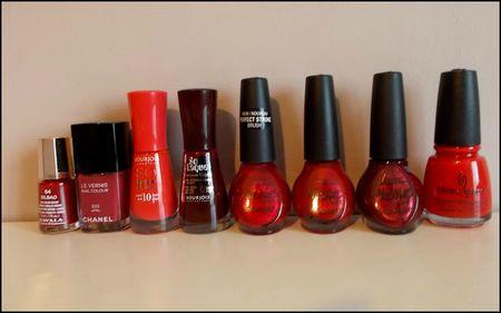 Défi du lundi : Red Nails red