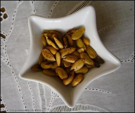 Graines de courges grillées Graines de courges grillées