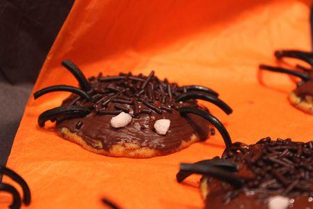 Cookies-araignées au potimarron et chocolat IMG_2300r