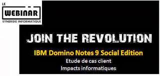 Webinar 7 novembre  Join the Revolution  IBM Domino Notes 9 Social Edition