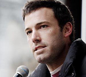 Ben Affleck speaking at a rally for Feed Ameri...