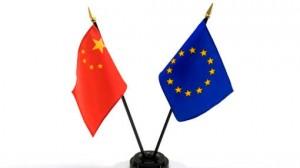 drapeaux UE-Chine