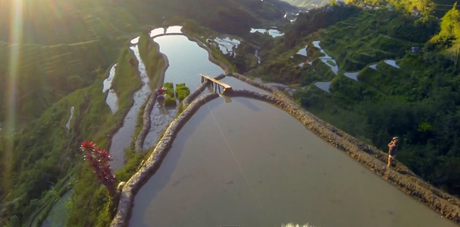 Wakeskate sur la 8ème merveille du monde