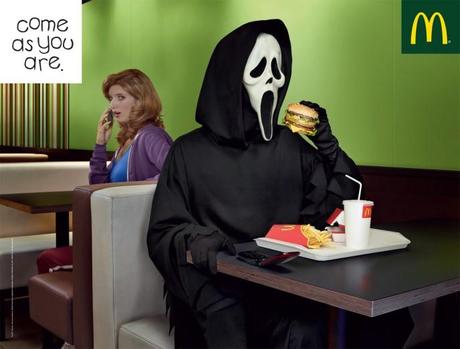 McDonalds food advert halloween
